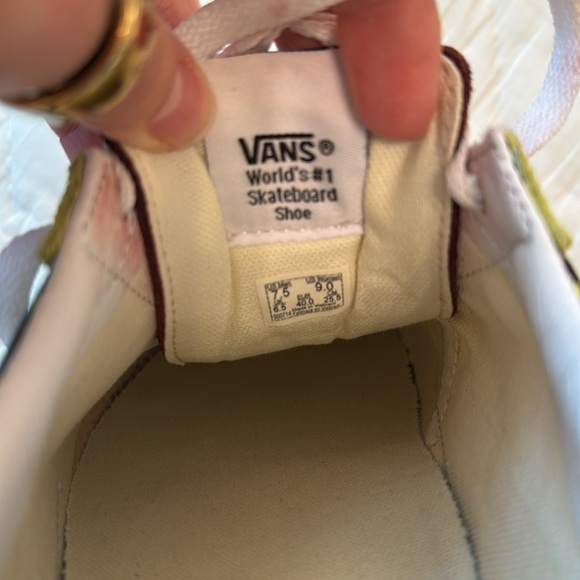 Multicolored patchwork animal print Vans Men’s 7.5 Women’s 9 - Picture 4 of 5